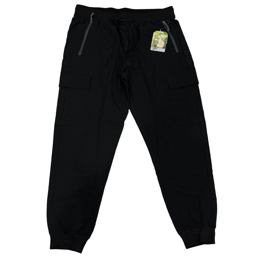 Libin Women Cargo Joggers Pants XL Black UPF 50+ Lightweight Water Resistant